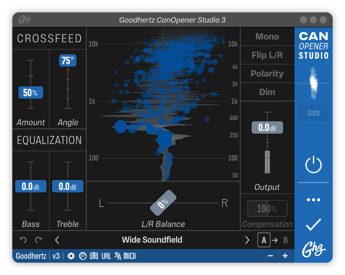 A screenshot of the CanOpener Studio interface