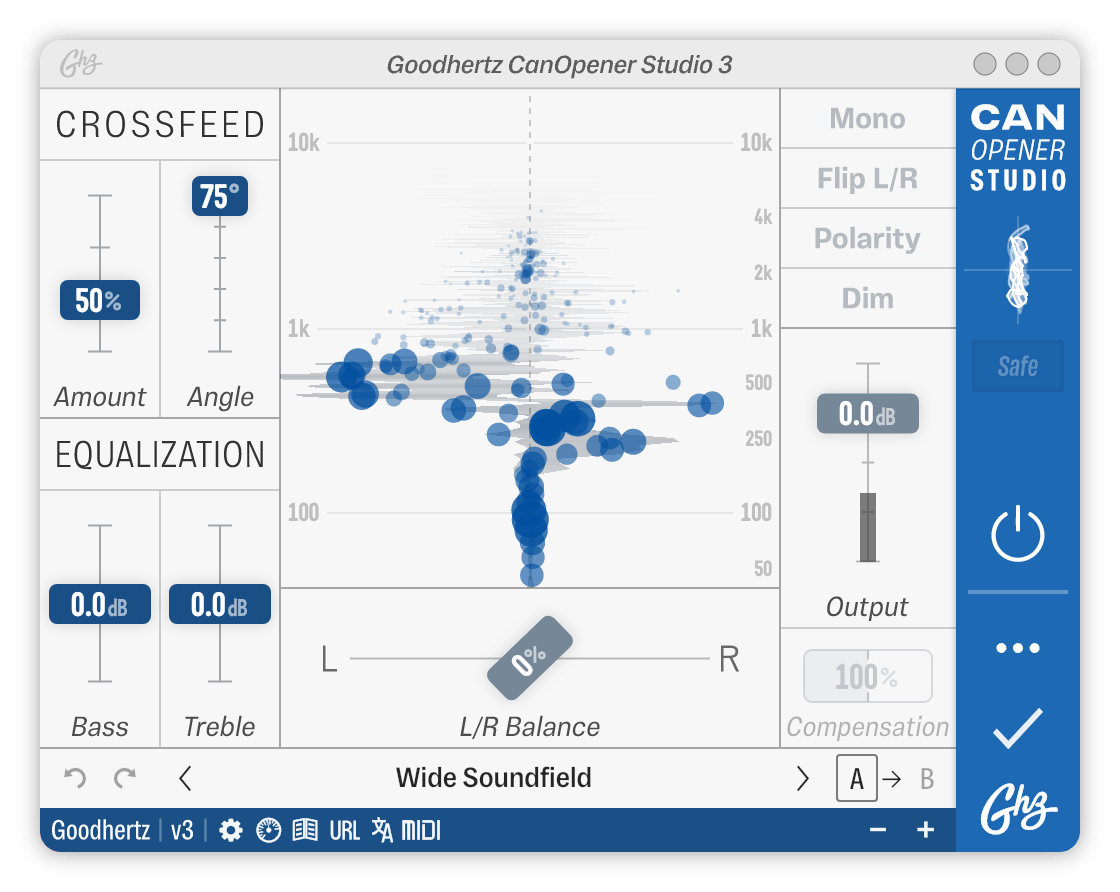 A screenshot of the CanOpener Studio interface