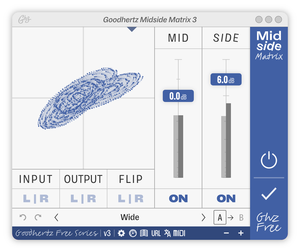 The Midside Matrix interface